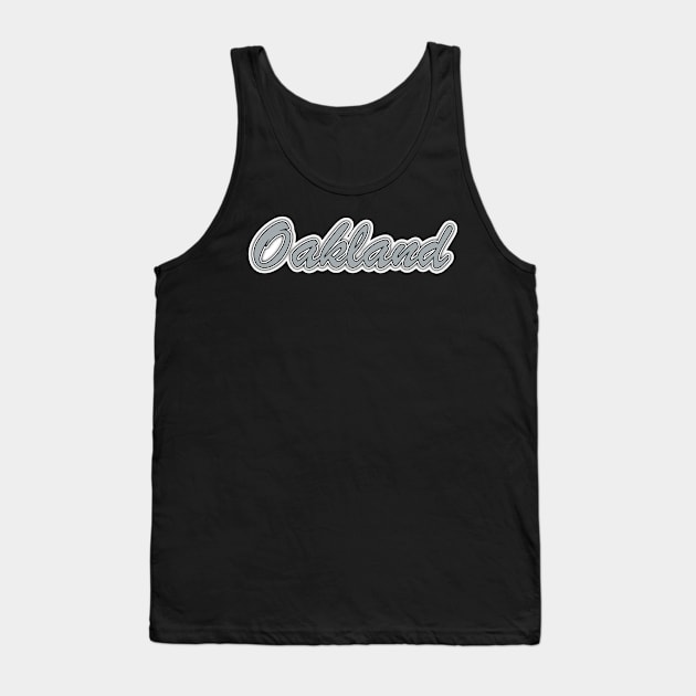 Football Fan of Oakland Tank Top by gkillerb